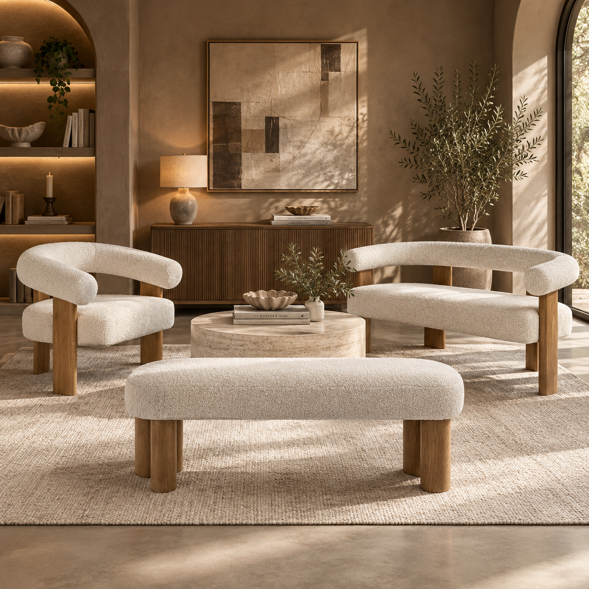 The Rise of Bouclé Upholstered Furniture: Timeless Elegance for Modern Spaces