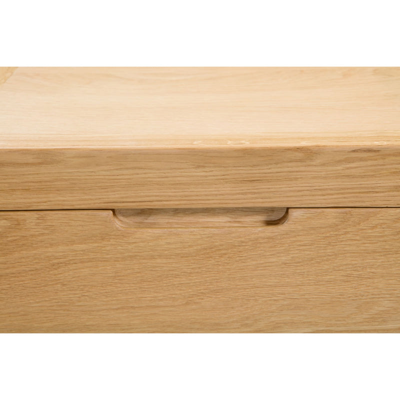 Curve 3 Drawer Bedside