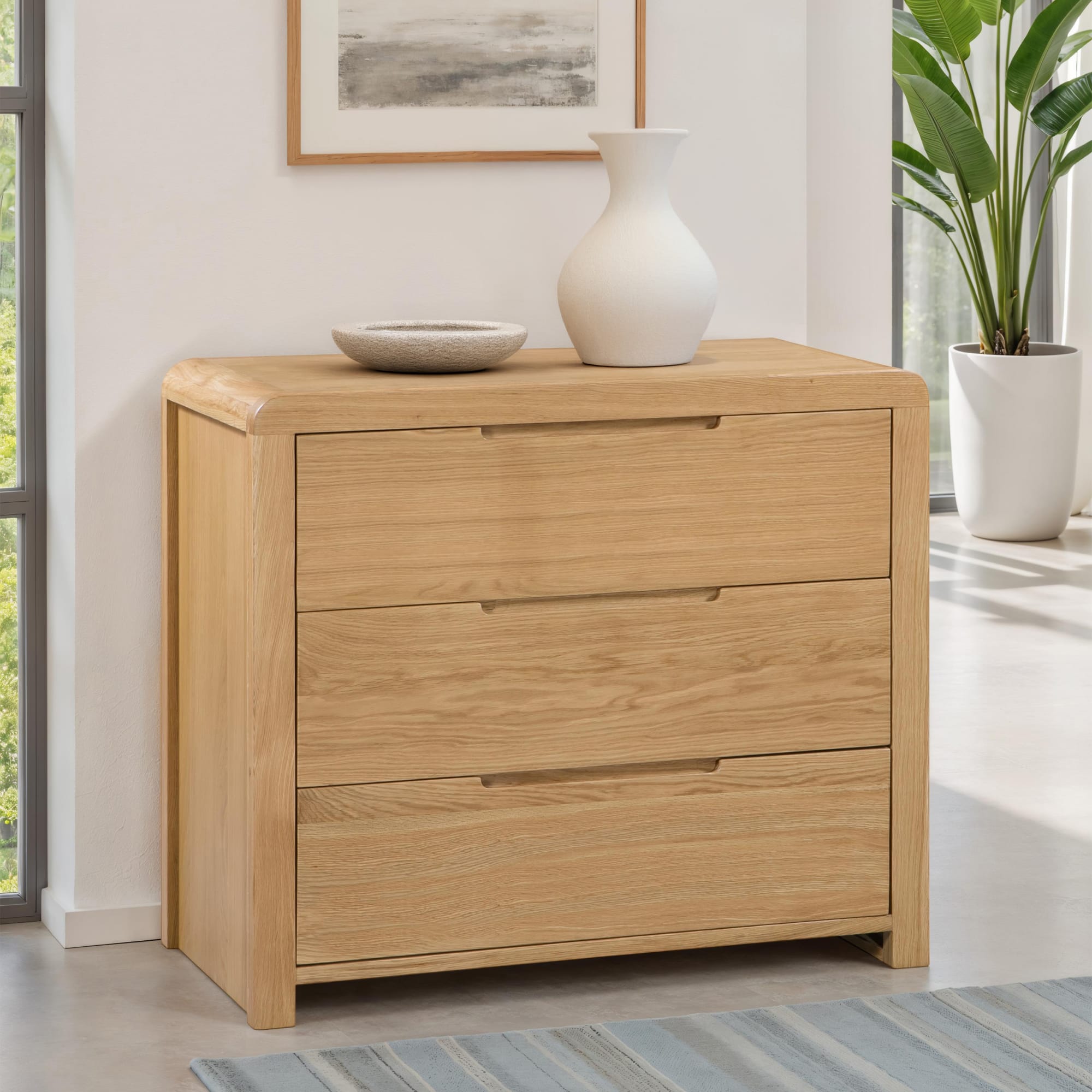Curve 3 Drawer Chest