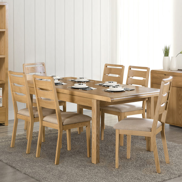 Curve Oak Dining Table
