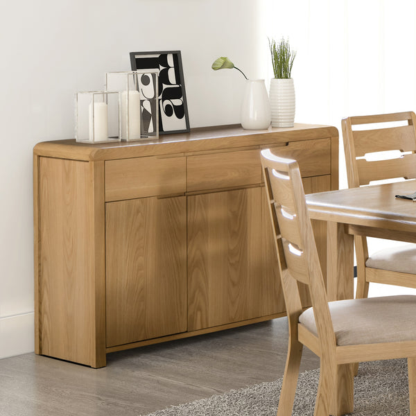 Curve Oak Sideboard