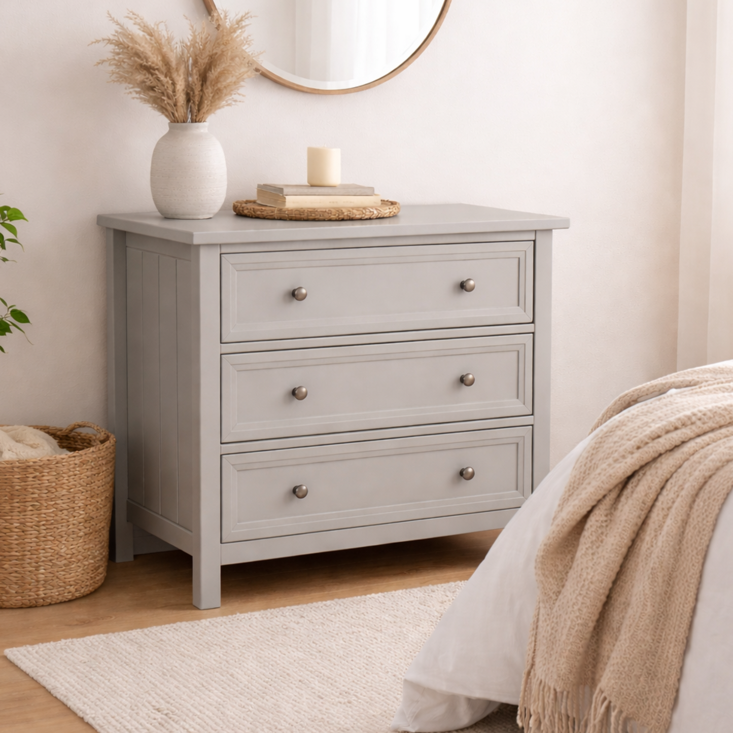 Maine 3 Drawer Wide Chest Julian Bowen Maine 3 Drawer Wide Chest Julian Bowen