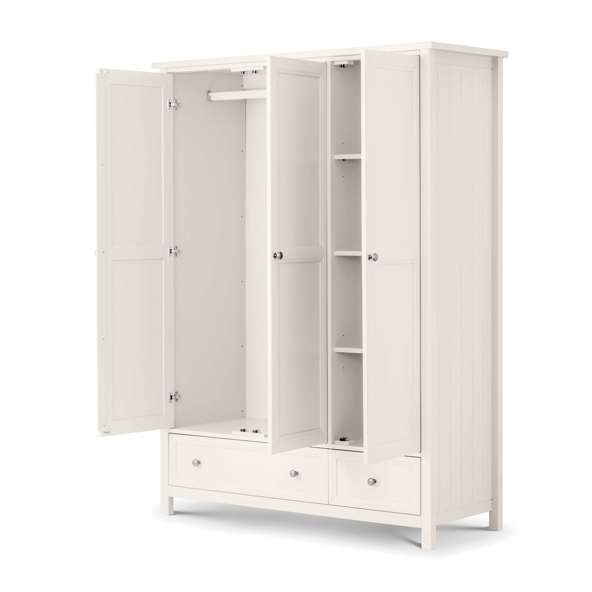 Maine 3 Door Combination Wardrobe