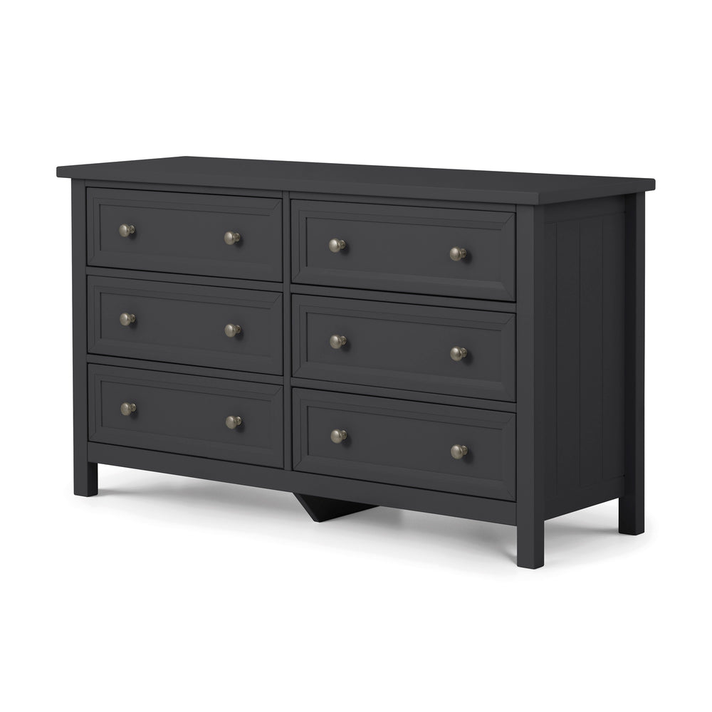 Maine 6 Drawer Wide Chest