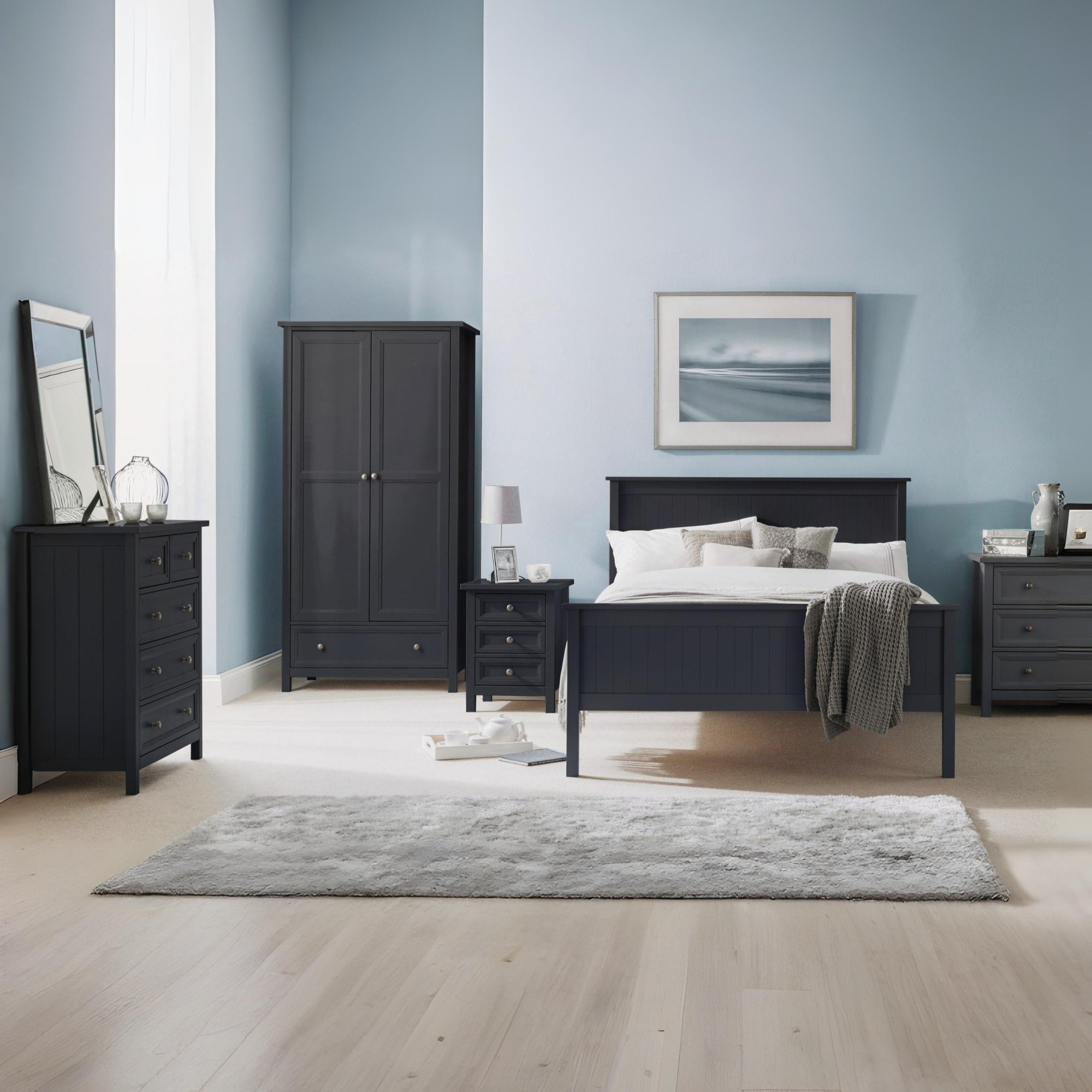 Maine 2 Door Combination Wardrobe – Julian Bowen