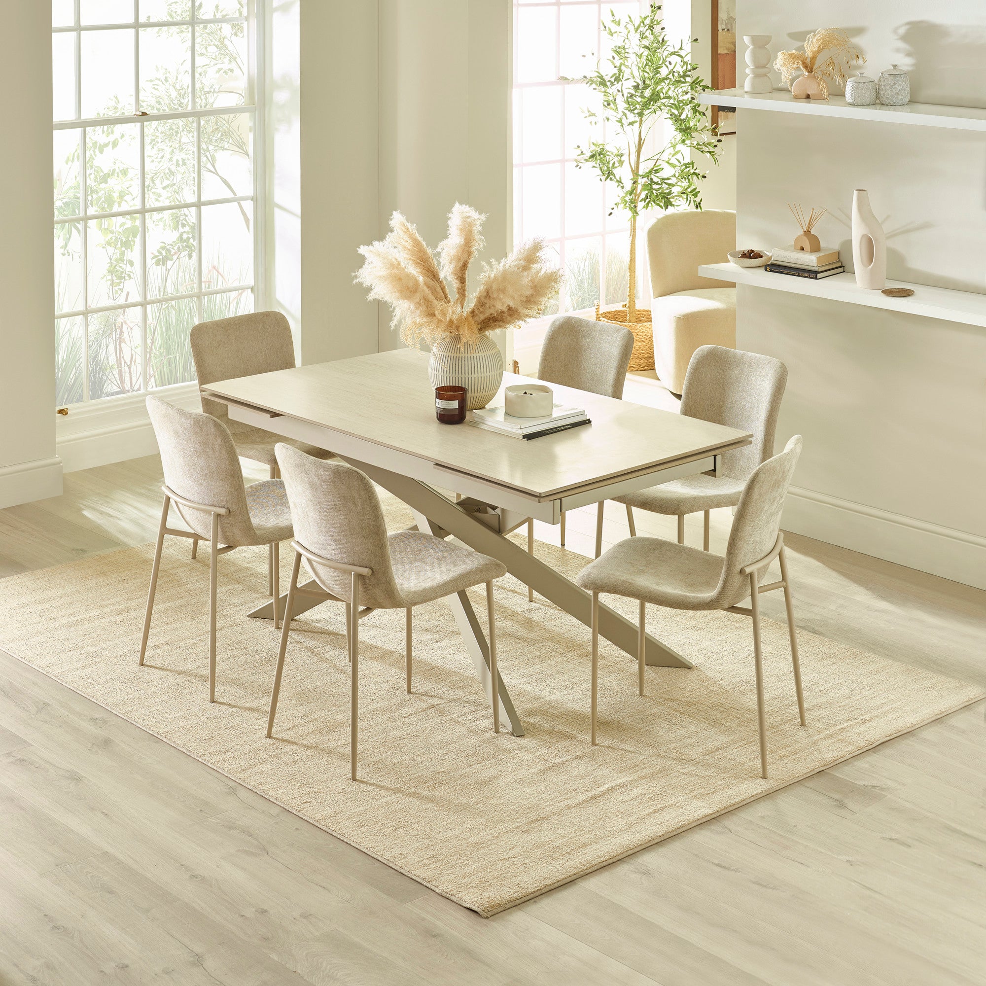 Osaka Extending Dining Table – Julian Bowen