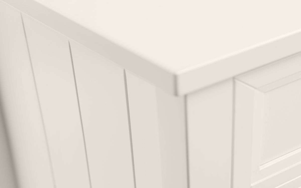 Maine 5 Drawer Tall Chest - Surf White | Julian Bowen Limited
