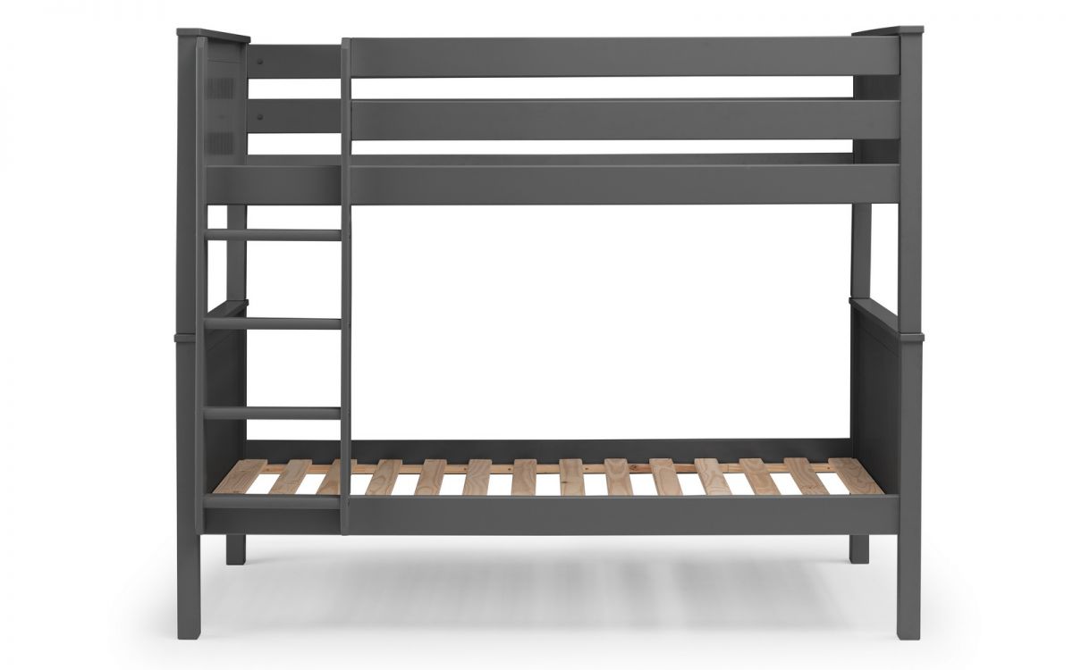 Maine Bunk Bed Anthracite Julian Bowen Limited