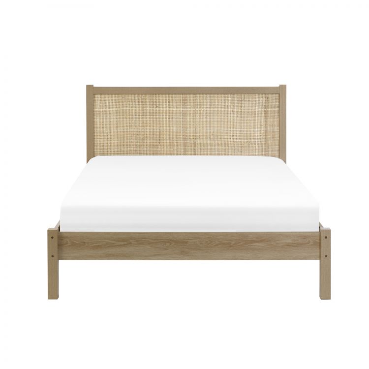 Padstow Rattan Bed - Oak | Julian Bowen Limited