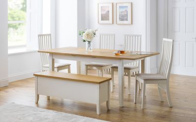 Davenport Extending Dining Table, Davenport Round Dining Table And 4 Chair Set