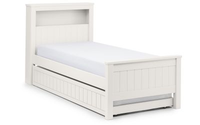 Maine Bookcase Bed Surf White Julian Bowen Limited